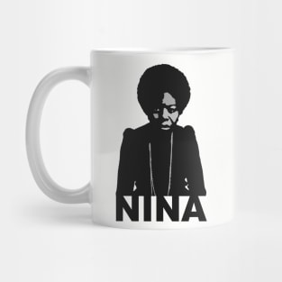 Nina Simone Jazz Minimal Vintage Art Mug